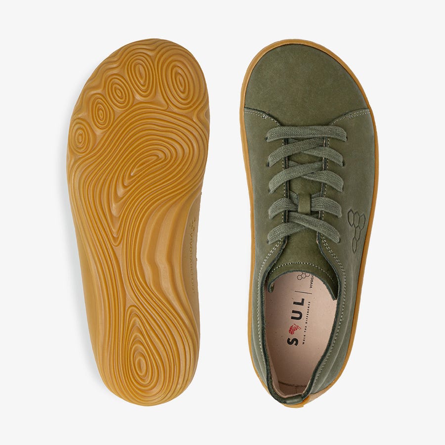 Vivobarefoot Addis Men's Casual Shoes Green | 1379TBAMW