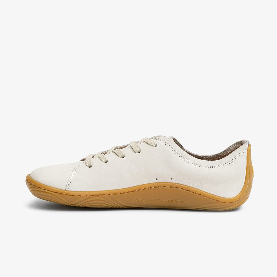 Vivobarefoot Addis Men's Casual Shoes White | 7589EWHMO