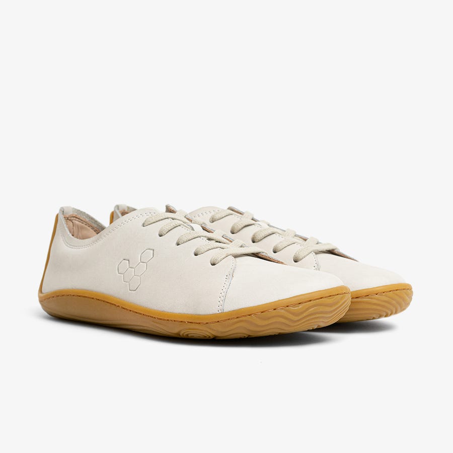 Vivobarefoot Addis Men's Casual Shoes White | 7589EWHMO