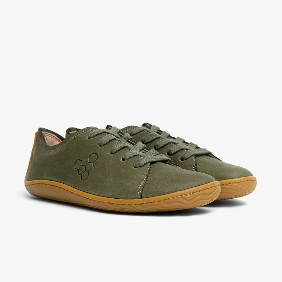 Vivobarefoot Addis Women's Casual Shoes Green | 7281BOWNU