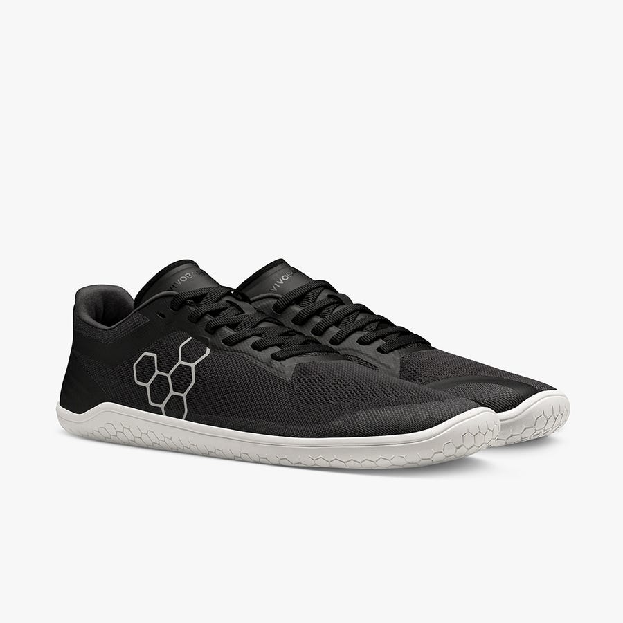 Vivobarefoot Geo Racer II Kids' Trainers Black | 0731VPSQF