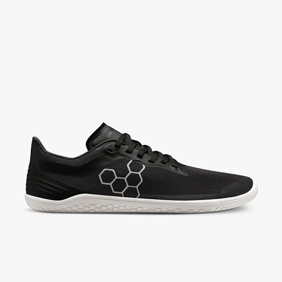 Vivobarefoot Geo Racer II Men\'s Trainers Black | 1792STARB