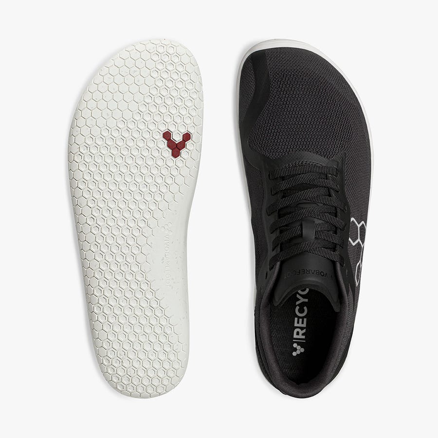 Vivobarefoot Geo Racer II Women's Trainers Black | 1493IQFKT