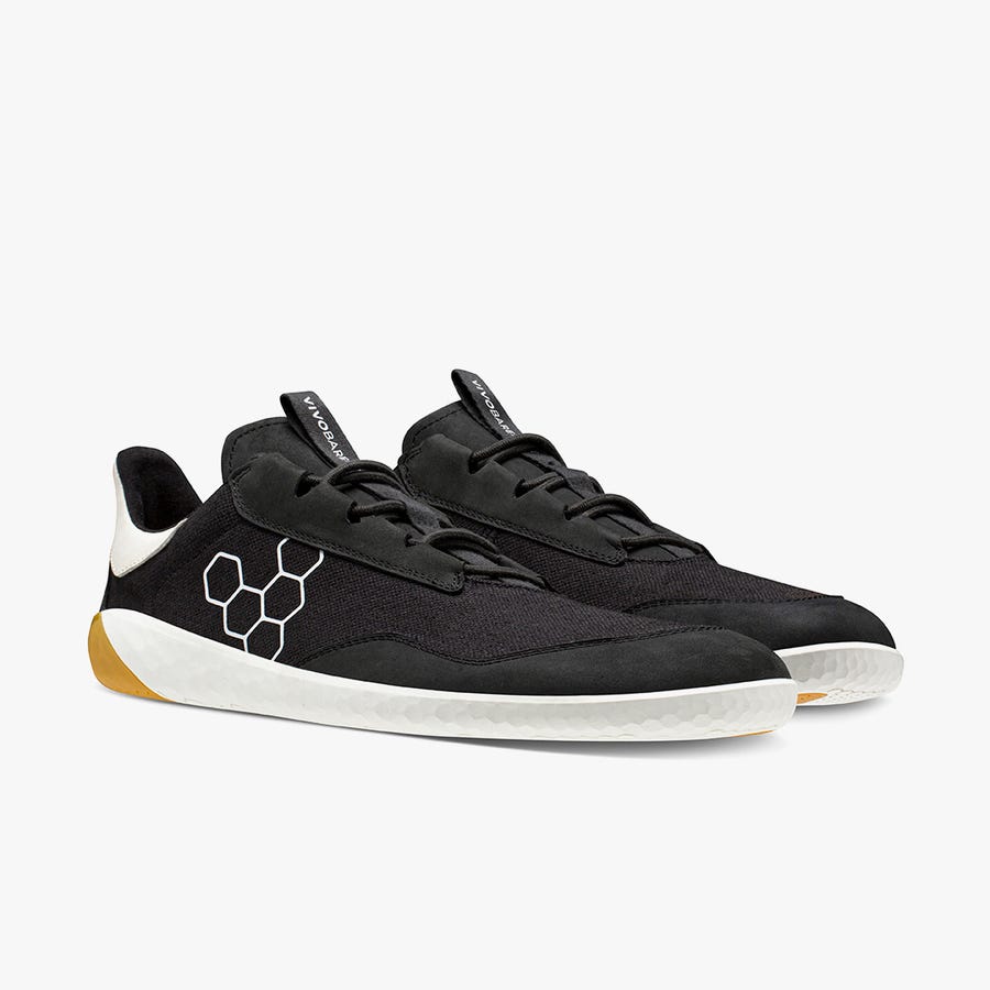 Vivobarefoot Geo Shell Men's Trainers Black | 5820ZKVEU