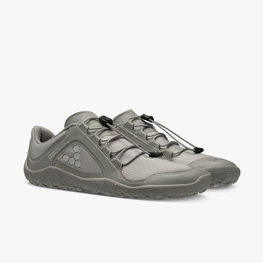 Vivobarefoot Primus II All Weather FG Men's Trail Shoes Grey | 1643HTUBP