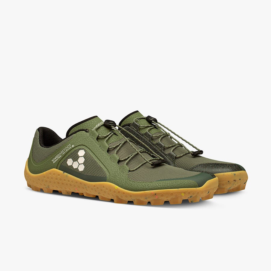 Vivobarefoot Primus II Sg Kids' Trail Shoes Green | 2541SQDZA