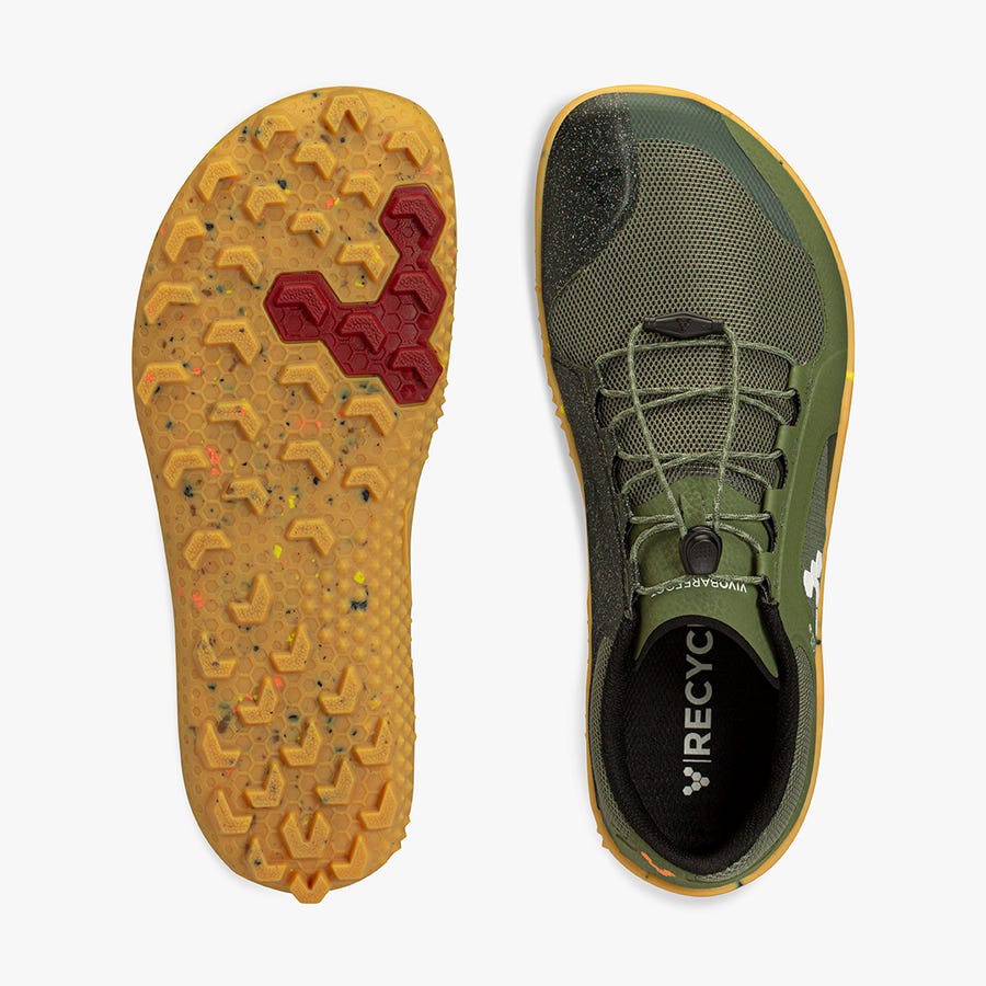 Vivobarefoot Primus II Sg Men's Trail Shoes Green | 0218KTNFU