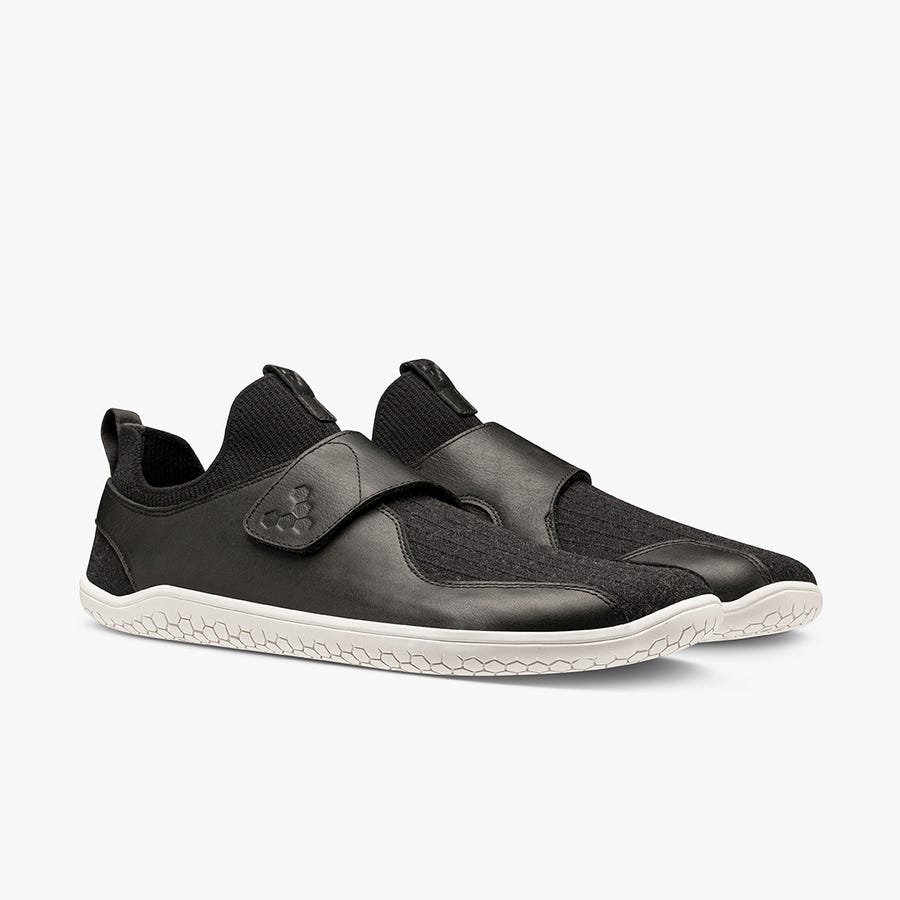 Vivobarefoot Primus Knit EZ Kids' Running Shoes Black | 8497FWVDJ