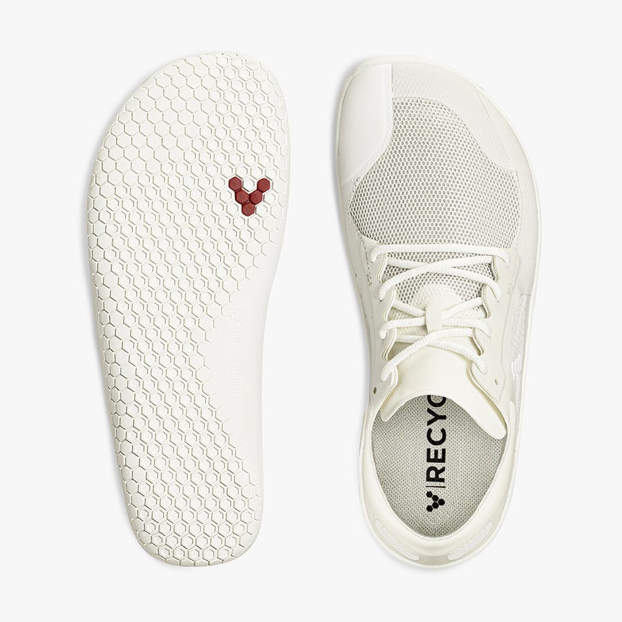 Vivobarefoot Primus Lite III Women's Trainers White | 1832GKXIY