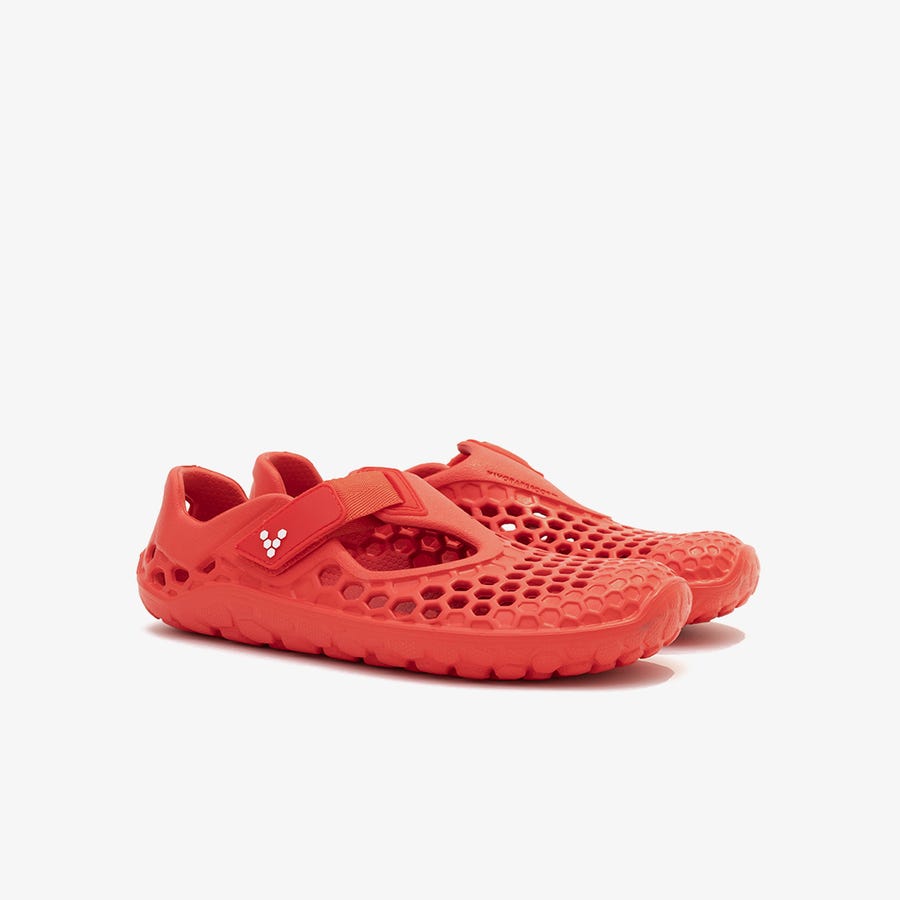 Vivobarefoot Ultra Bloom Kids' Hiking Shoes Red | 8920XEYHW