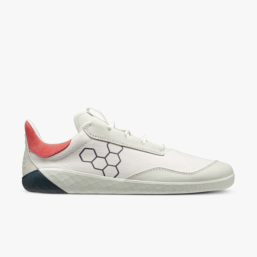 Vivobarefoot Geo Shell Women's Trainers White | 5734GOVMU